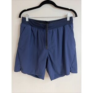 Ten Thousand The Interval Short Mens Medium Navy 6.5 inch Inseam Lined